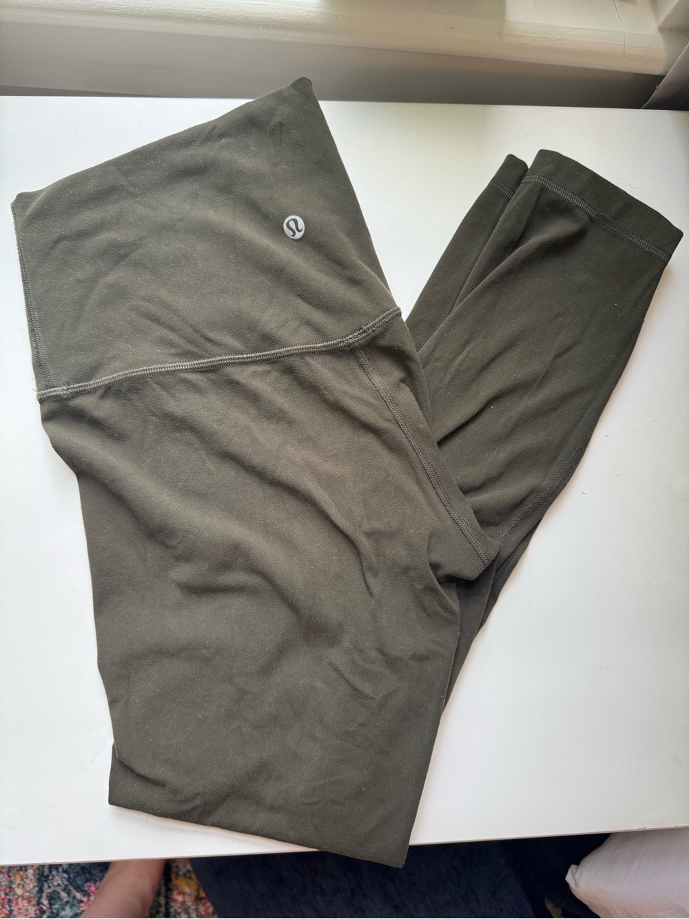 lululemon athletica Olive Green High-Rise Leggings